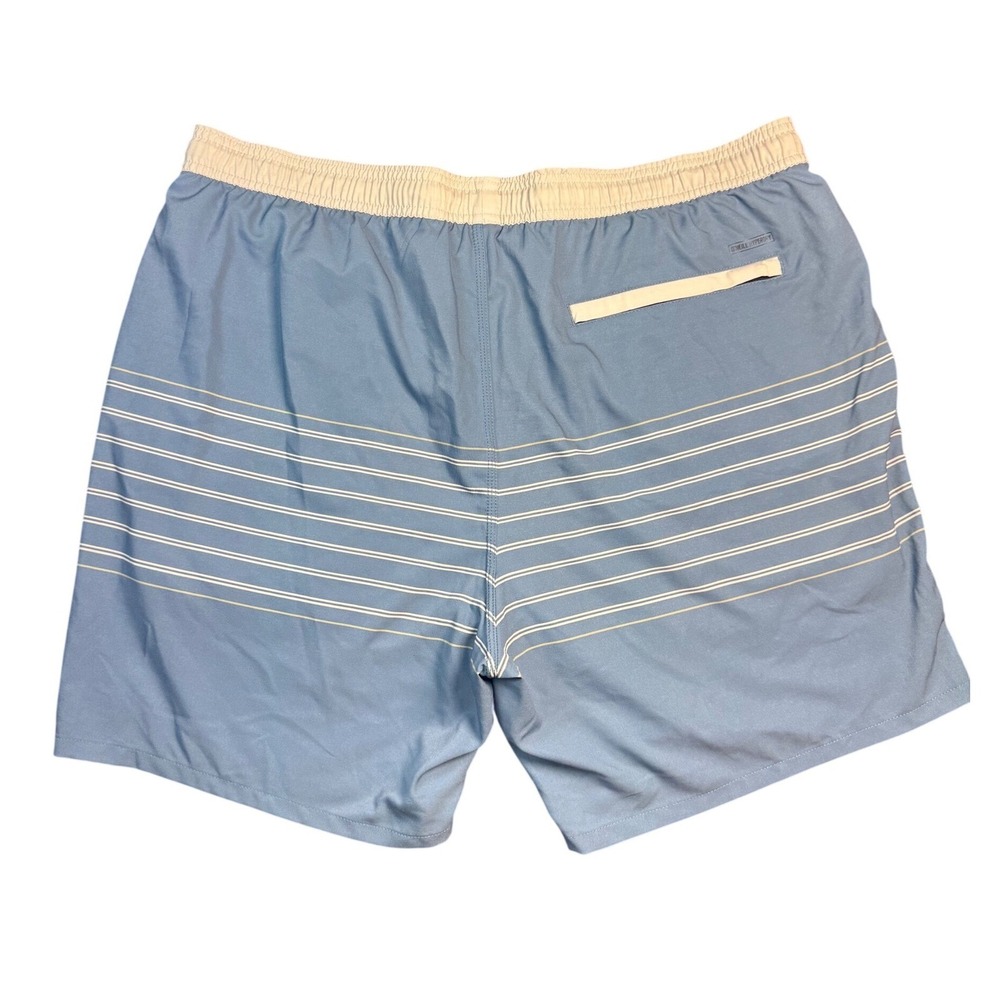 ONeill Hybrid Board Shorts Mens XXL Blue Striped Hyperdry Stretch Swim Trunks - Picture 3 of 7